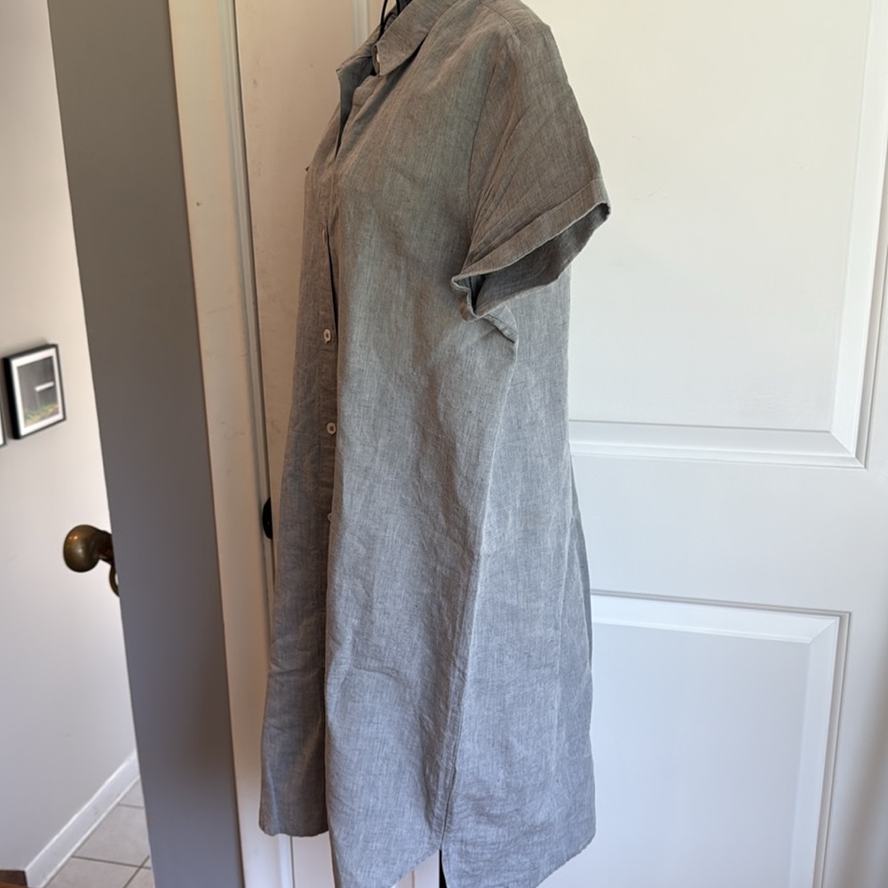 James PRESE lightweight linen shirt dress - Picture 4 of 6
